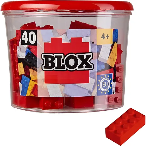 Simba blox 8er Steine in Dose rot (40Teile)