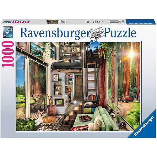 Ravensburger Puzzle Redwood Forest Tiny House Lifestyle - 1000 Teile