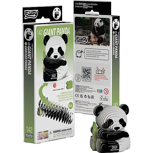 Eugy 3D Karton Figuren Grosser Panda