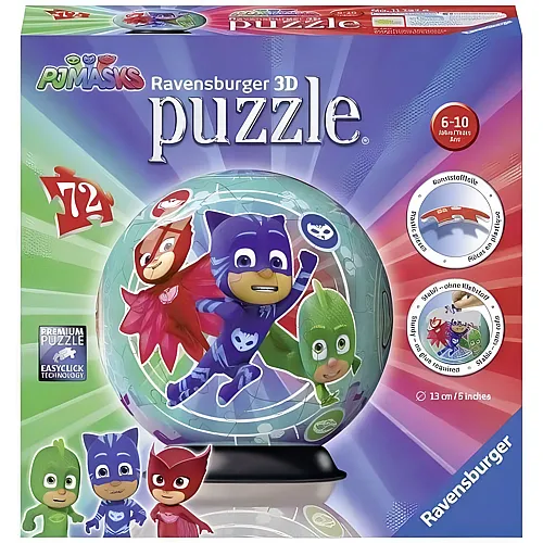 Ravensburger PJ Masks Puzzleball - 72 Teile