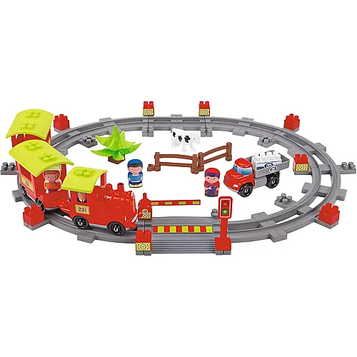 Abrick Eisenbahn-Set - 69 Teile