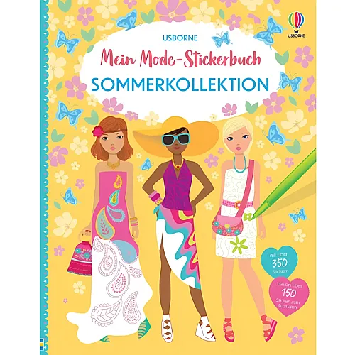 Usborne Mein Mode-Stickerbuch: Sommerkollektion
