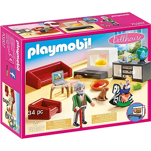 PLAYMOBIL Dollhouse Gemtliches Wohnzimmer (70207)