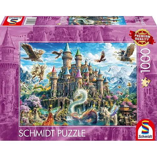 Schmidt Puzzle M�rchenschloss im Reich der Fantasie - 1000 Teile
