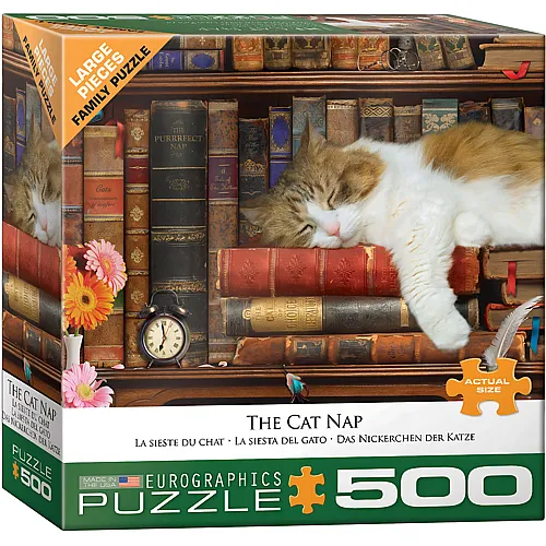 Eurographics Puzzle The Cat Nap - 500 Teile