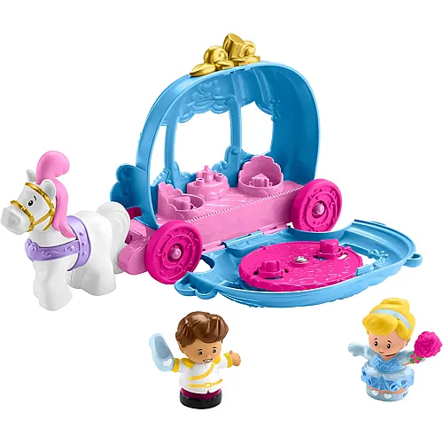 Fisher-Price Little People Disney Princess Cinderellas magische Kutsche mit Spielfiguren
