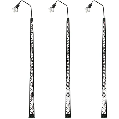 Faller LED-Gittermast-Bogenleuchte warm weiss (3stk)
