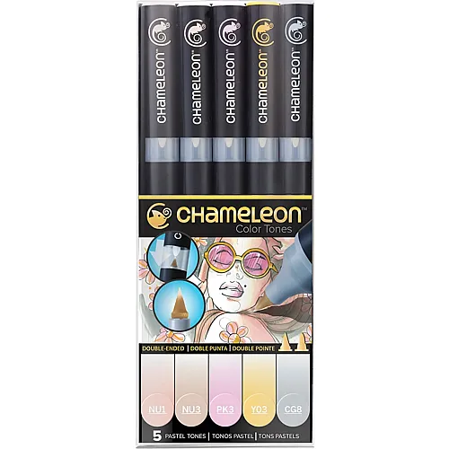 Chameleon 5-pen Pastel Tones Set