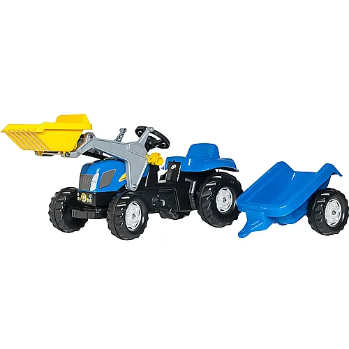 RollyToys rollyKid New Holland T7040 mit Lader & Anhnger