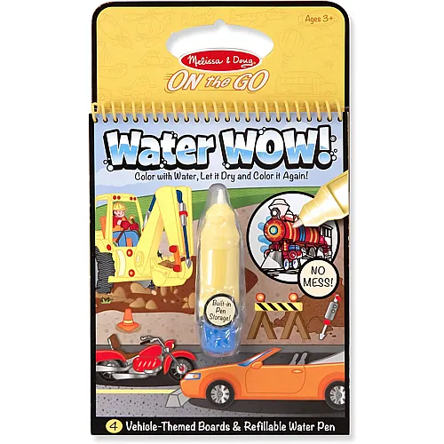 Melissa & Doug Water Wow! Malblock - Sortiment (fr-de-en-es)