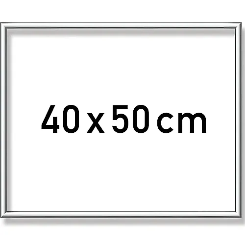 MNZ Alurahmen Silber 40x50cm