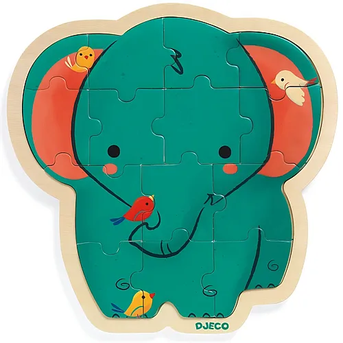 Puzzle Elefant 14Teile