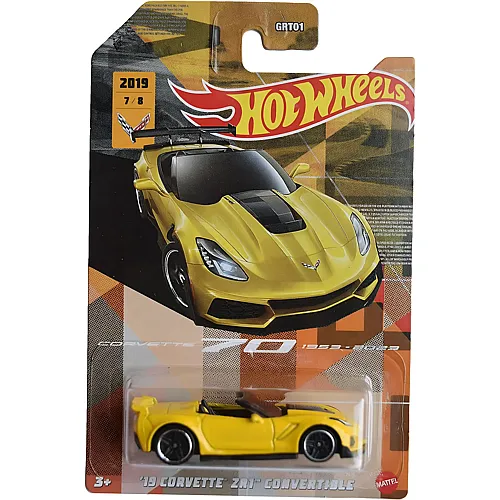Hot Wheels Premium Car '19 Corvette ZR1 Cabrio - 1:64