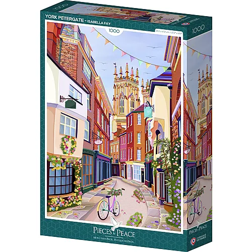 Pieces & Peace Puzzle York Petergate - 1000 Teile