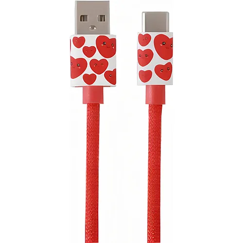 i-total Ladekabel Herz USB/USB C