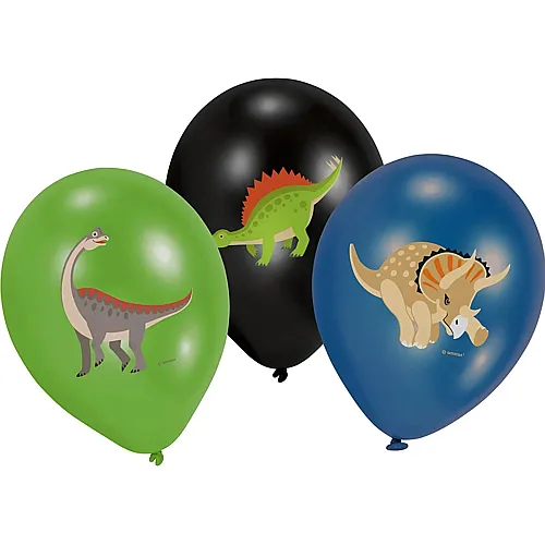 Ballons Happy Dinosaur 6Teile