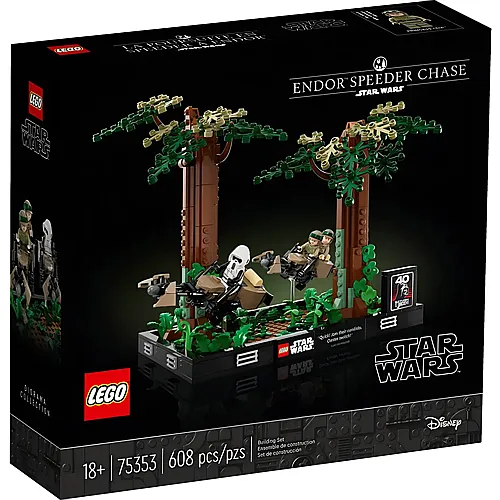 LEGO Star Wars Verfolgungsjagd auf Endor - Diorama (75353)
