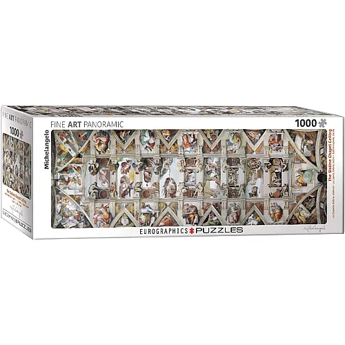 The Sistine Chapel Ceiling by Michelangelo 1000Teile