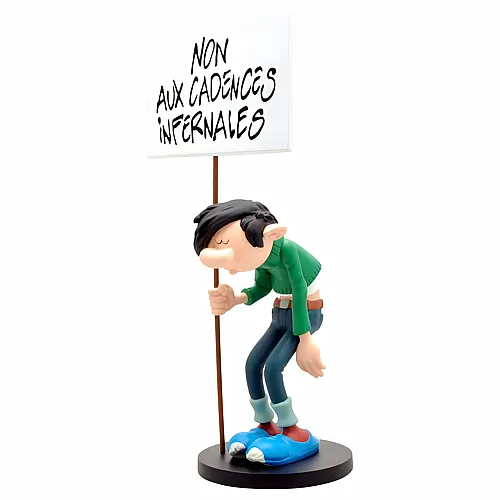 Sammelfigur Gaston - Non aux Cadences Infernales 24cm