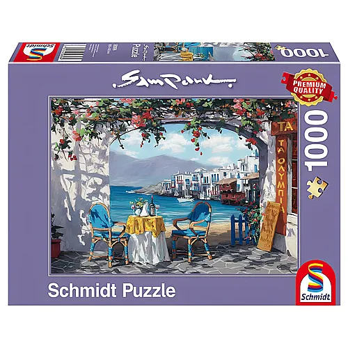 Schmidt Puzzle Sam Park Rendez-vous auf Mykonos (1000Teile)