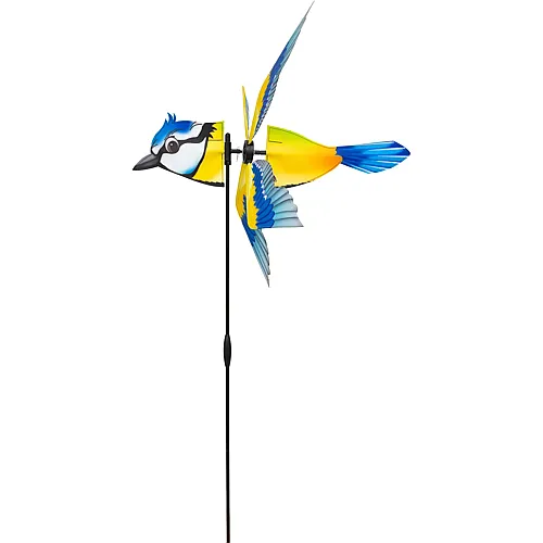HQ Invento Windspiel Breezy Wings Blaumeise H�he 95 cm, Breite 51 cm, Rotor,