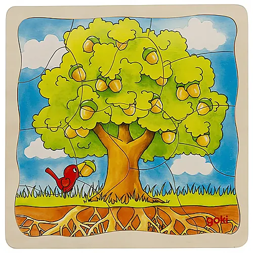 Goki Puzzle Der Baum (44Teile)