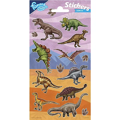 Totum Stickers Stickerbogen Dinosaurier