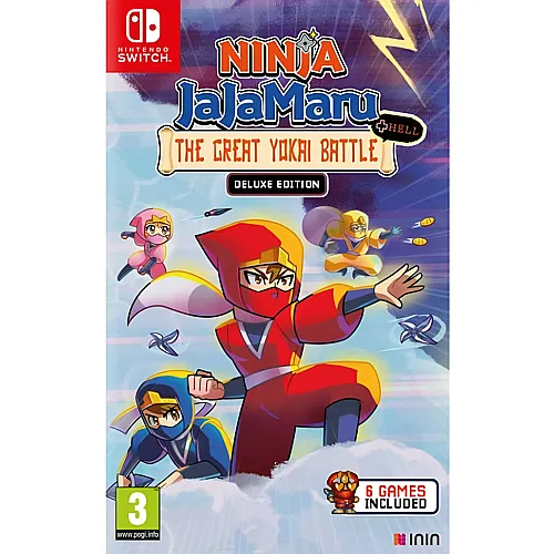 Inin Games Switch Ninja JaJaMaru: The Great Yokai Battle + Hell - Deluxe Edition