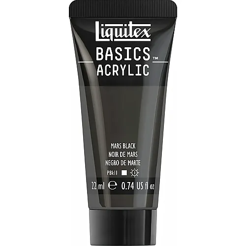 Liquitex Lqx Basics Acrylfarbe 22ml Tube Marsschwarz