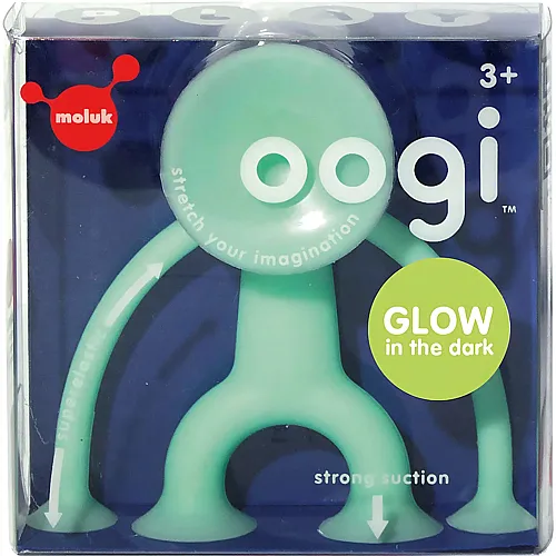 Moluk Oogi Elastische Spielfigur Junior - Glow in the Dark (8cm)