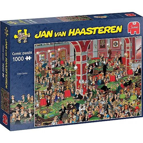 Jumbo Puzzle Jan van Haasteren Crazy Casino - 1000 Teile