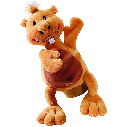 Beleduc Handpuppe Funny Friends Biber - 26 cm