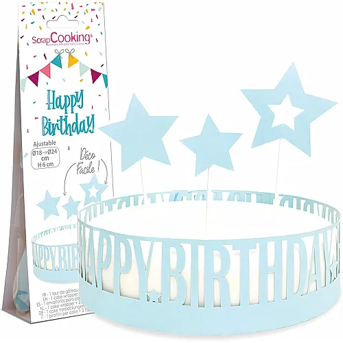 ScrapCooking Tortendekoration Happy Birthday