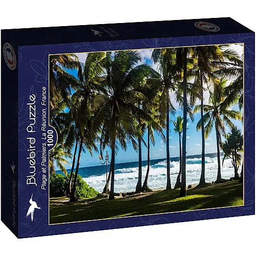 Bluebird Puzzle Plage et Palmiers, La R�union, France - 1000 Teile