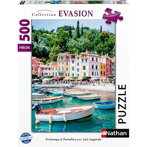 Nathan Puzzle Collection Evasion Fr�hling in Portofino - Lo�c Lagarde (500Teile)