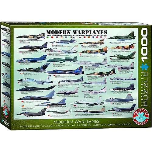 Eurographics Puzzle Moderne Flugzeuge (1000Teile)