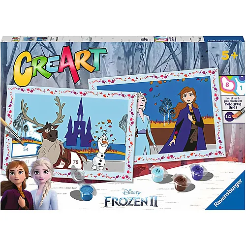 Ravensburger CreArt Disney Frozen Die Eisknigin 2 - Freunde frs Leben