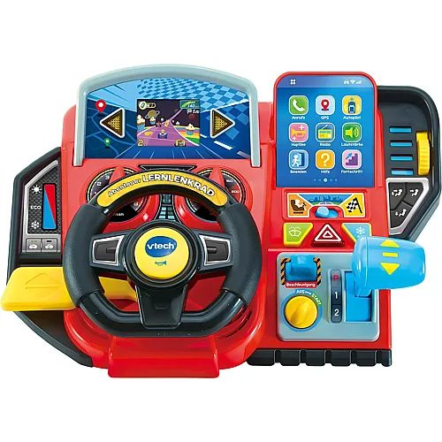vtech Abenteuer Lernlenkrad mit LCD-Farbbildschirm