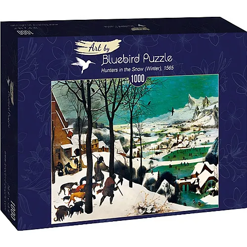 Bluebird Puzzle Pieter Bruegel Hunters in the Snow (Winter), 1565 - 1000 Teile