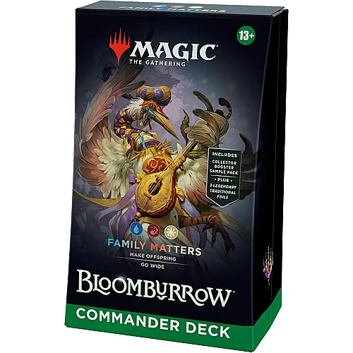 Magic The Gathering Bloomburrow Commander Deck - Family Matters - English
