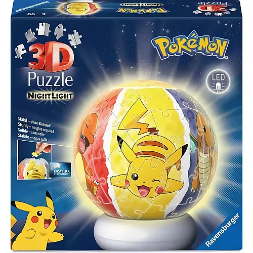 Puzzleball Nachtlicht Pok�mon 72Teile