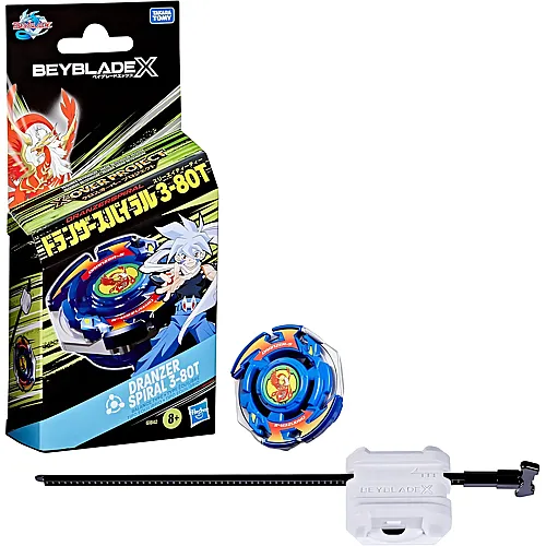 Beyblade X Starterset Over Project Dranzer Spiral