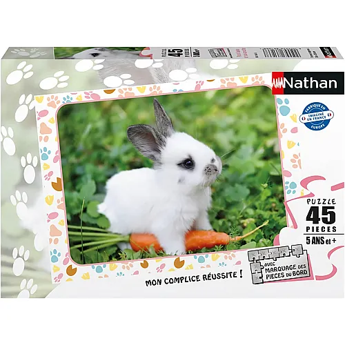 Der kleine Hase und seine Karotte 45Teile