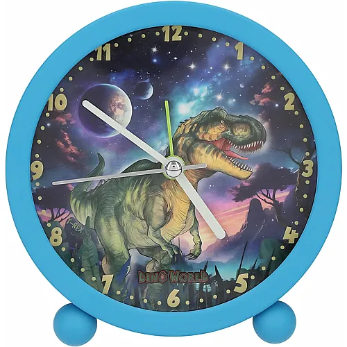 Depesche Dino World Galaxy Wecker Blau