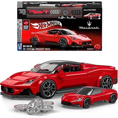 Mattel Brick Shop Serie Speed Maserati - 250 pezzi