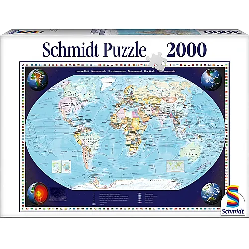 Schmidt Puzzle Unsere Welt (2000Teile)