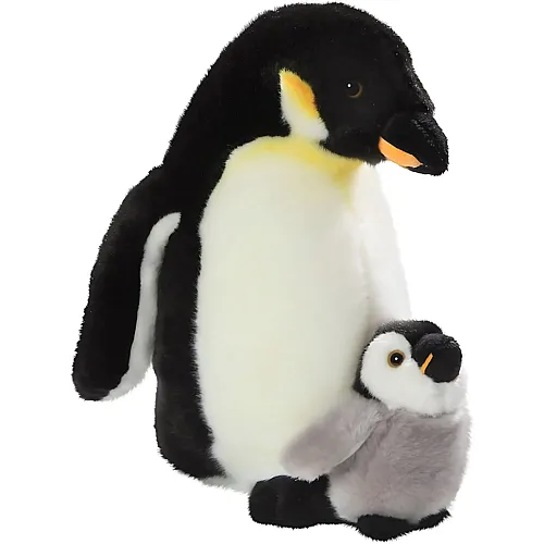 Pinguin mit Baby 32cm
