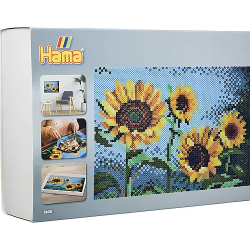Hama Midi DIY Art Sonnenblumen (10000Teile)