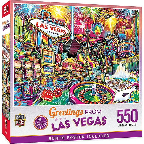 Master Pieces Las Vegas - 550 Teile