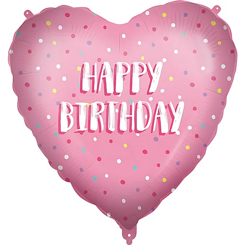 Procos FB Happy Birthday Herz 46cm